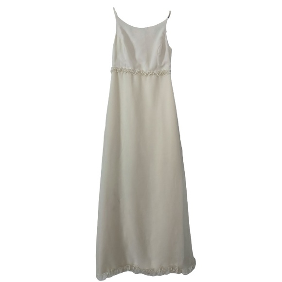 Vera Wang Dresses & Skirts - Vera Wang Cream Spaghetti Strap Wedding Dress